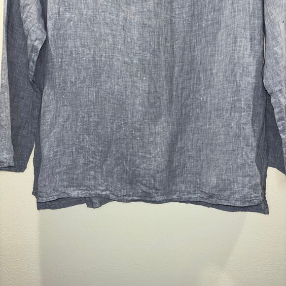 Eileen Fisher 100% Organic Linen Top - Picture 12 of 15